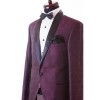 Costum Bergunzi,  Jacquard Purple
